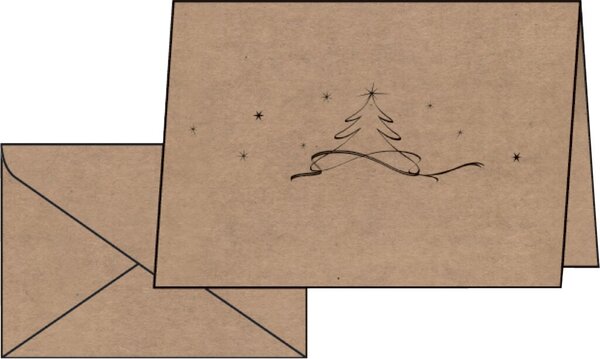 Image sigel Weihnachtskarte "Christmas tree", DIN A6