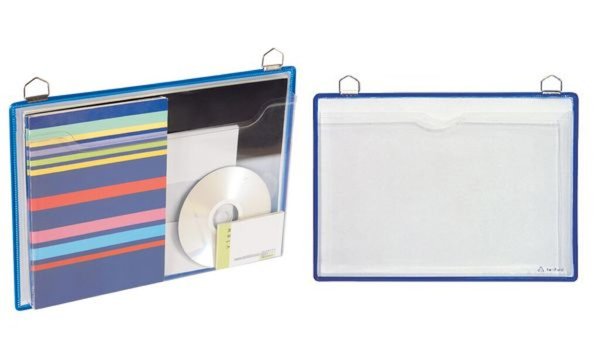 Image tarifold Broschürenmappe, DIN A4, Q uerformat, blau (93541001)