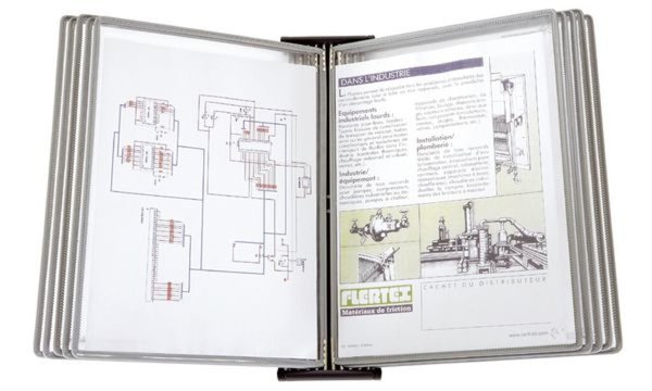 Image tarifold Wandsichttafelsystem BLACK LINE METALLISCH, DIN A4 (93414350)