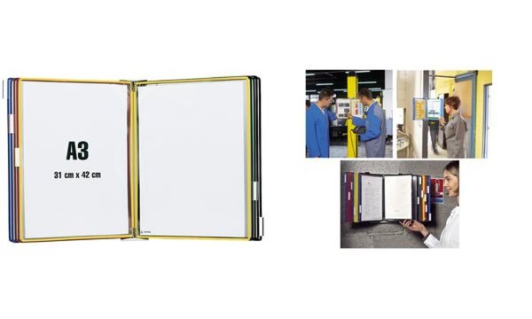 Image tarifold Wandsichttafelsystem Metal l, DIN A3, bestückt (93413101)