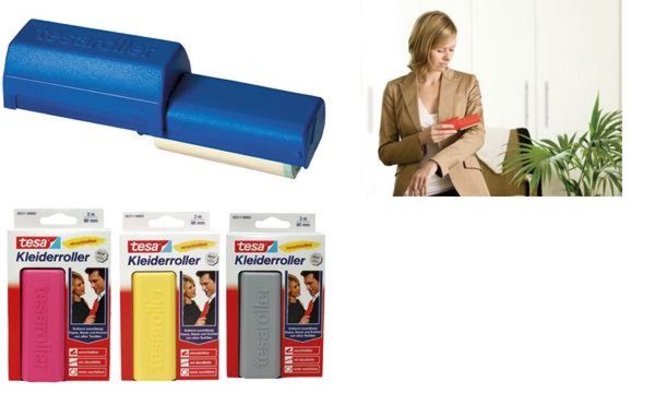 Image tesa Fussel-Roller, 3 m x 80 mm, mi t Klappmechanismus (8755311)