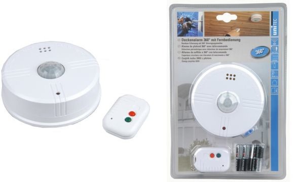 Image uniTEC 360 Grad Deckenalarm, mit Fe rnbedienung (11580096)