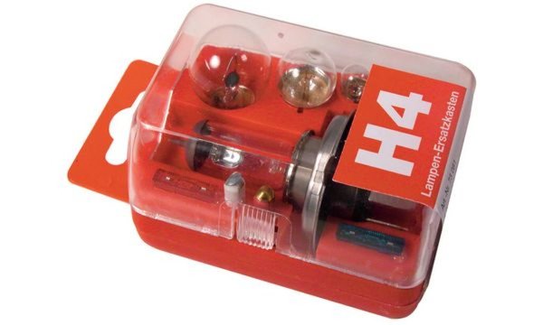 Image uniTEC KFZ-Lampenersatzkasten H4, 8 -teilig (11580017)