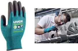 Image uvex Schnittschutz-Handschuh Bamboo TwinFlex D xg, Größe 10