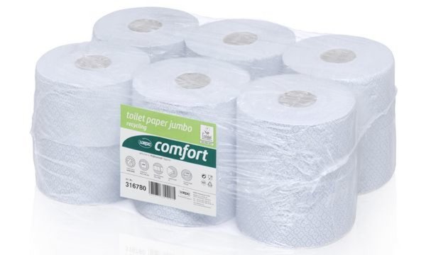 Image wepa Großrollen-Toilettenpapier Com fort, 2-lagig, 320 m (6420662)