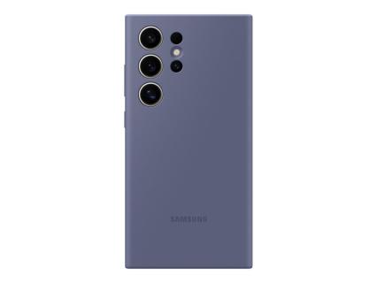 SAMSUNG Silicone Case Galaxy S24 Ultra lila