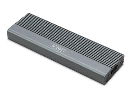 DIGITUS USB-Festplattengehäuse, SSD, extern, NVMe + SATA