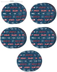 BOSCH Accessories 2608902470 Schleifscheiben-Set Durchmesser 150 mm 1 St.