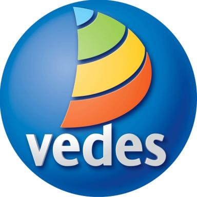 VEDES Logo Aufkleber 50cm