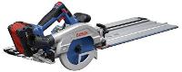 BOSCH Akku-Handkreissäge GKS 18V-57-2 GX Professional solo+ FSN 440 X blau/schw