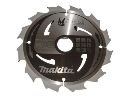 MAKITA M-Force Circular saw blade for wood 190 mm 12 teeth for HS7601, HS7601J,