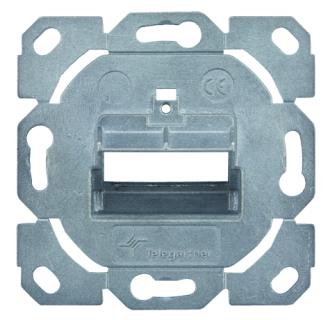 TELEGÄRTNER Modul-Aufn. 1-/2-fach UP/0 BR f.Schalterprogr.