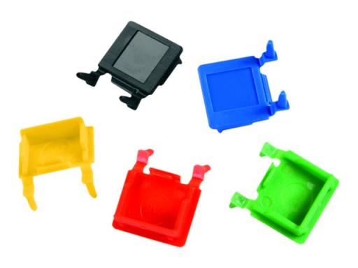 TELEGÄRTNER Staubschutzklappe B00001A0016W schwarz neutral AMJ/STX-Modul K