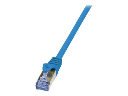 LOGILINK CQ3096S S/FTP Patchkabel Kat.6A PrimeLine blau -  10,00m