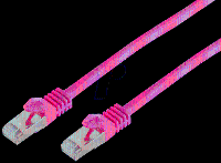 SHIVERPEAKS RJ45 Patchkabel S/FTP PIMF Cat.7 magenta 2,0m