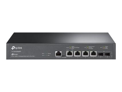 TP-LINK JetStream" 4-Port 10GBase-T and 2-Port 10GE SFP+ L2+ Managed Switch wit