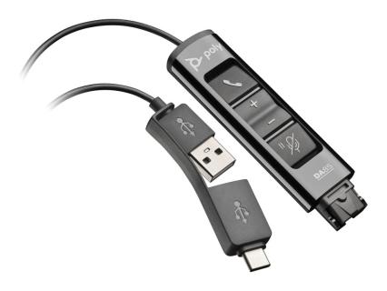 HP Poly DA85 USB to QD Adapter