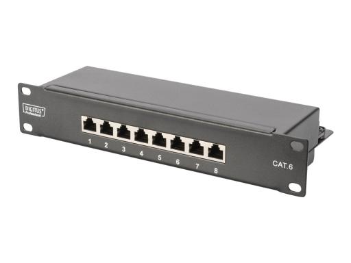 DIGITUS 10" Netzwerk-Set, 12 HE, (B)312 x (T)300 mm, schwarz