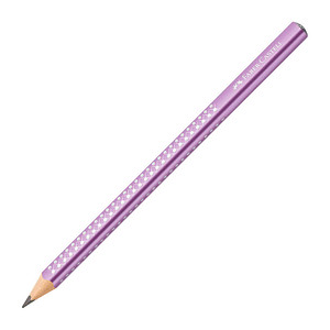 FABER-CASTELL Jumbo Sparkle Bleistift B metallic violet 1 St.
