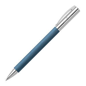 FABER-CASTELL Kugelschreiber Ambition Edelharz blau Schreibfarbe schwarz