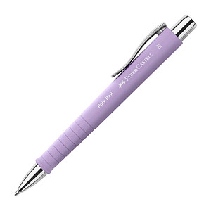 FABER-CASTELL Drukkugelschreiber POLY BALL XB, sweet lilac