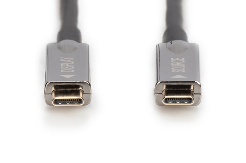 DIGITUS USB Typ - C AOC AV-Anschlusskabel, 15 m