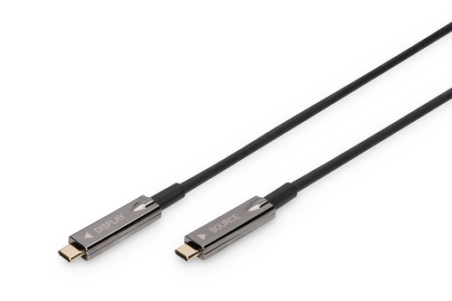 DIGITUS USB Typ - C AOC AV-Anschlusskabel, 10 m