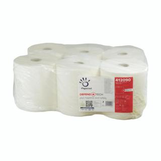 Papierhandtücher Rollenhandtücher Außenabrollung 2-lagig, 100% Zellstoff weiß, 140 m, endlos | 6 Rollen passend für Spender: ||70220||, ||70240||, ||70251|| (nicht mehr lieferbar), ||70252||, ||70275||, ||70278||, ||70909|| (mit Adapter ||99680|| auch für ||70229||, ||70230|| (nicht mehr lieferbar), ||70231||)