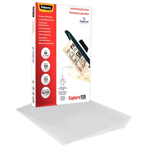 100 Fellowes Capture125 ImageLast Laminierfolien glänzend für A4