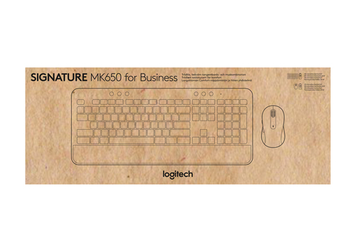 Logitech Signature Combo MK650 GRAPHITE Tastatur-Maus-Set kabellos schwarz