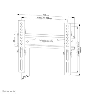 Neomounts by Newstar TV-Wandhalterung WL30-350BL12 schwarz