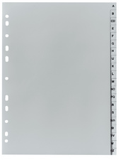 herlitz Kunststoff-Register, A-Z, A 4, 20-teilig (10843522)