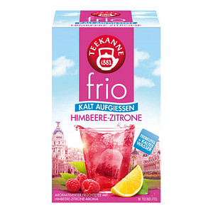 TEEKANNE frio Himbeere Zitrone Tee 18 Beutel à 2,5 g