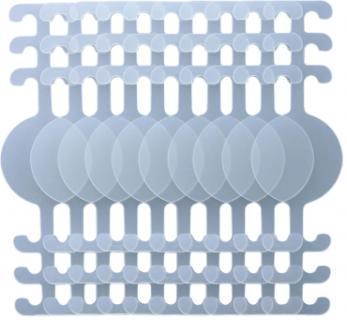 Maskenverlängerer / Maskenverlängerung / Ohrenschoner für Kinder und Erwachsene, aus transparentem PP - 10 Stück