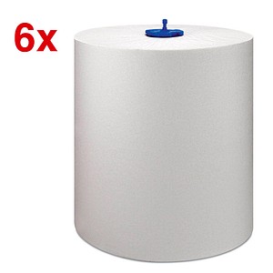6 TORK Handtuchrollen Matic® H1 Universal Extra lang 1-lagig weiß