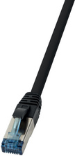 LOGILINK Patchkabel CAT6A S/FTP AWG27f. Industrie black 10m