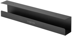 LOGILINK Kabelsmanagementsystem m.Untertischmontage, schwarz