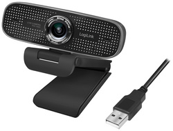 LOGILINK Webcam 1080p FHD Webcam + Dual-Mikro 100°   schwarz