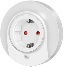 LogiLink LED-Orientierungslicht mit Durchgangsstecker, weiß
