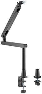 LogiLink Professioneller Boom-Mikrofonarm, schwarz