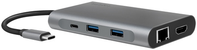 LogiLink USB 3.2 (Gen1) Docking-Station, USB-C, 8-Port