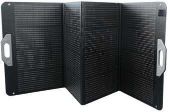 LogiLink Solarpanel, 100 Watt, faltbar, schwarz