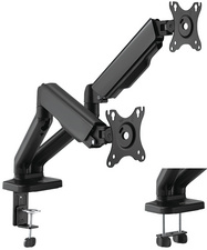 LogiLink Doppel-Monitorarm, Aluminium, Armlänge: 450 mm