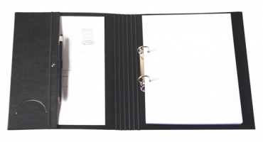 Tagungsordner A4 Karton grün 2er-Ring-Mechanik