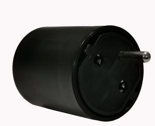Netz-Adapterstecker Schweiz, Kunststoff, schwarz