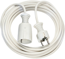 BRENNENSTUHL H05VV-F 3G1, 5 - Spannungsversorgungs-Verlängerungskabel - 5 m - w