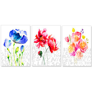 LUMA Poster-Set Blumenfreude
