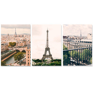 LUMA Poster-Set Eifelturm