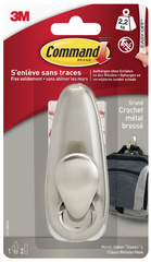 3M Command Metall-Haken "Classic", Größe: L, silber