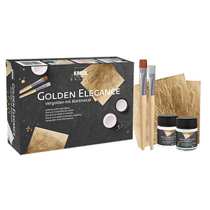 KREUL Vergolden mit Blattmetall, Set Golden Elegance